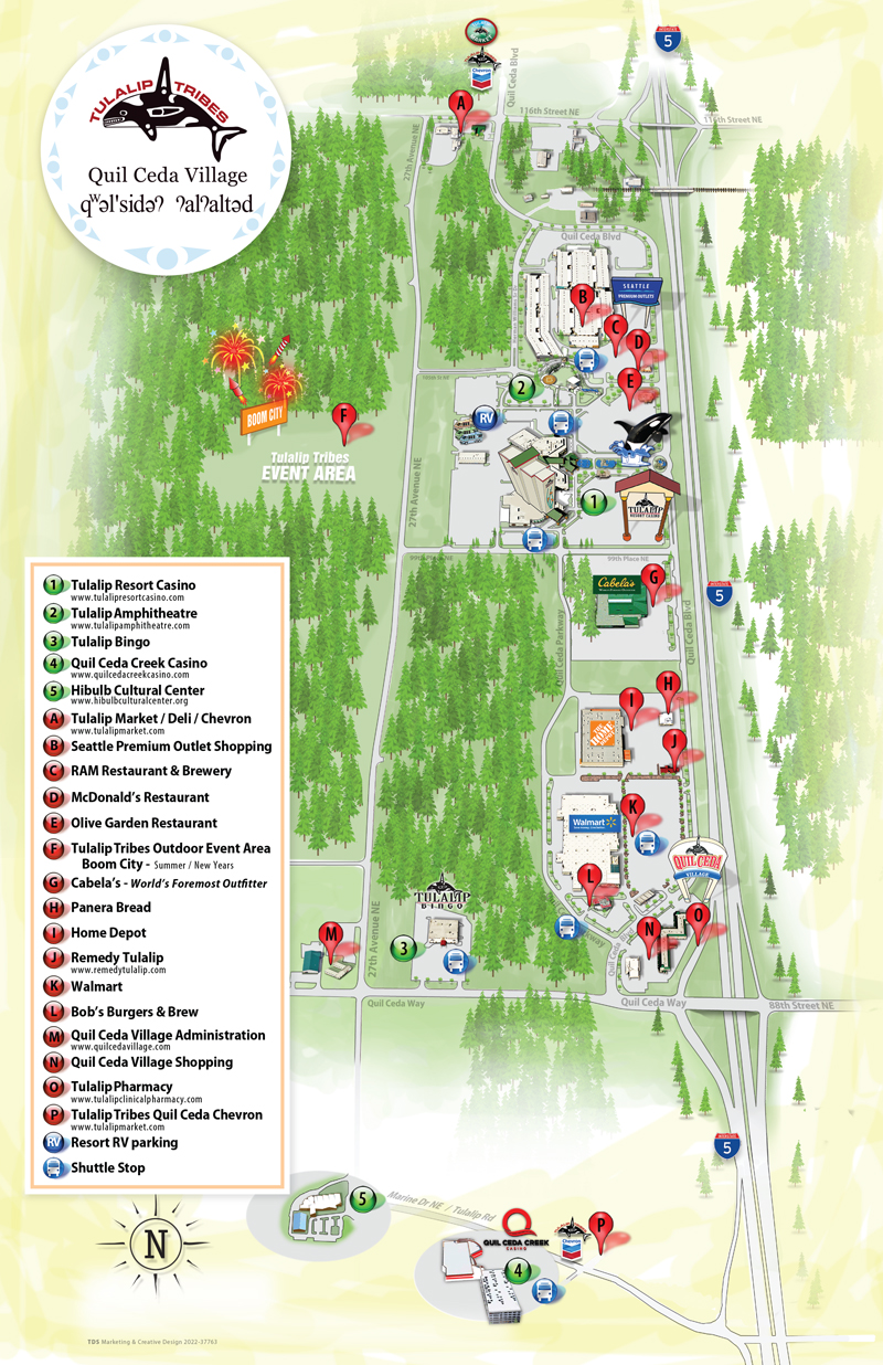 Quil Ceda Village map