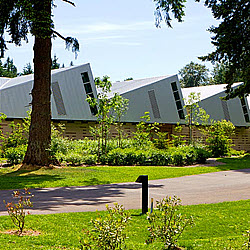 The Hibulb Cultural Center is approximately 23,000 square feet with a 50-acre natural history preserve.