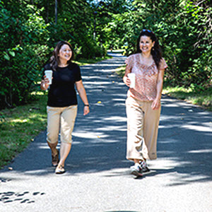 Enjoy a casual stroll around the Quil Ceda Village beautiful trails and walkways.